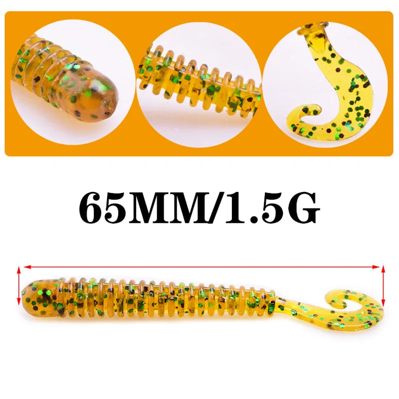 Proleurre Twister tail worm 3" 20 Count