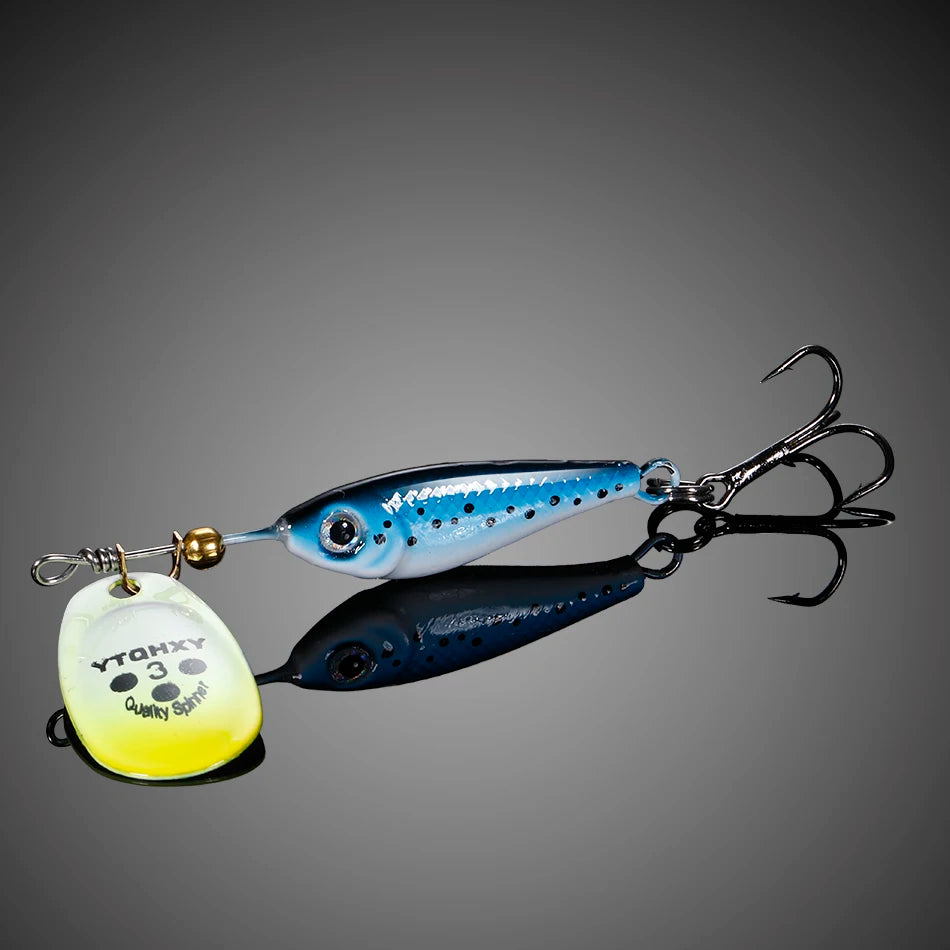 Artificial Minnow Spinner 1/3oz to 3/4oz