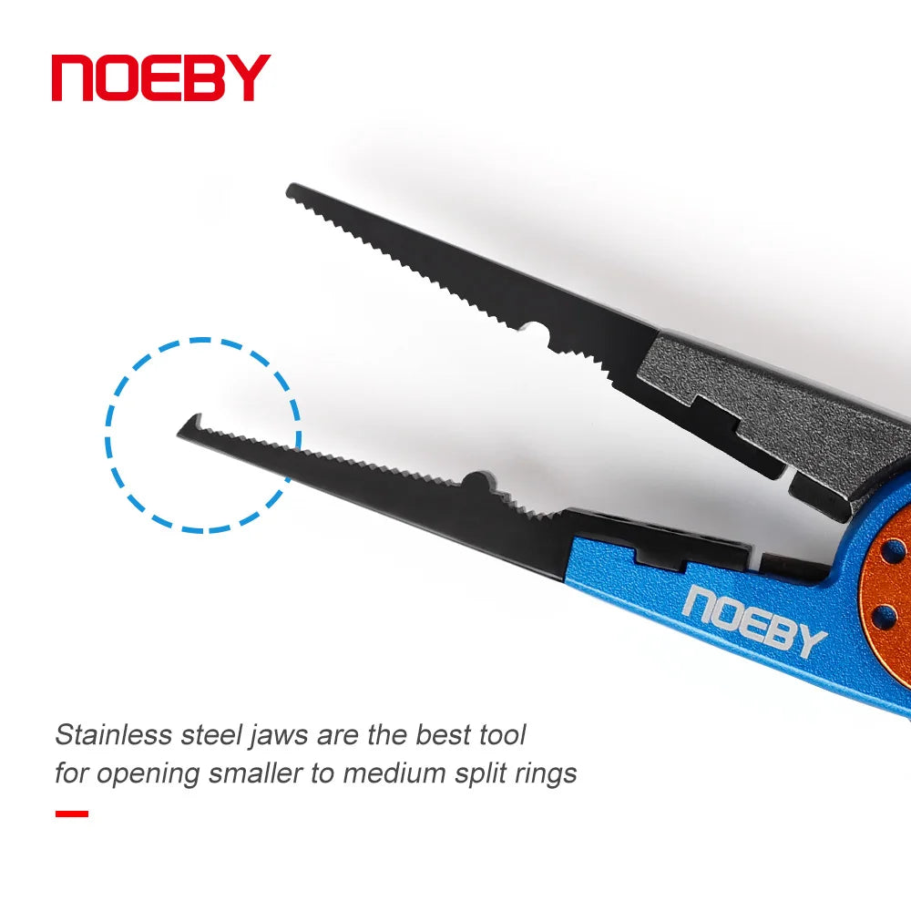 NOEBY Aluminum Alloy Multifunction Fishing Pliers