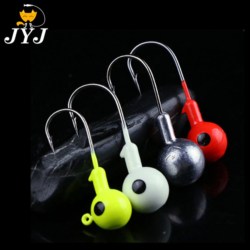 10pcs roundball jig heads