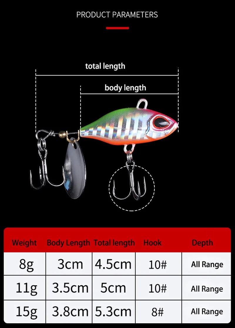 BassLegend Tailspin Micro Spinnerbait  11g 15g