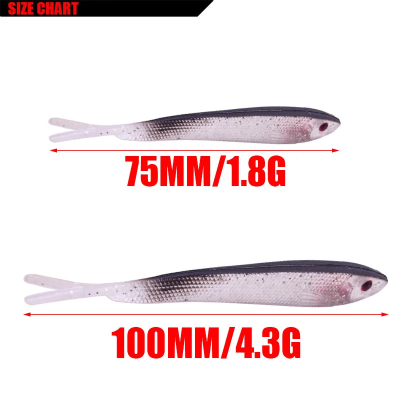 Proleurre Split Tail Minnow 3"-4"