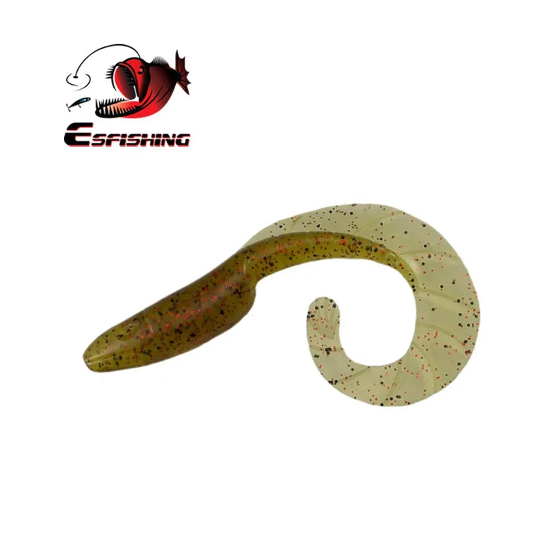 ESFISHING Quality Dragon Grub 90mm 10pcs