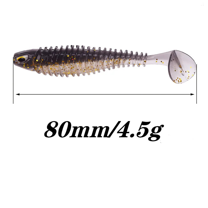 Proleurre Ribbed Paddle Tail 3.15"