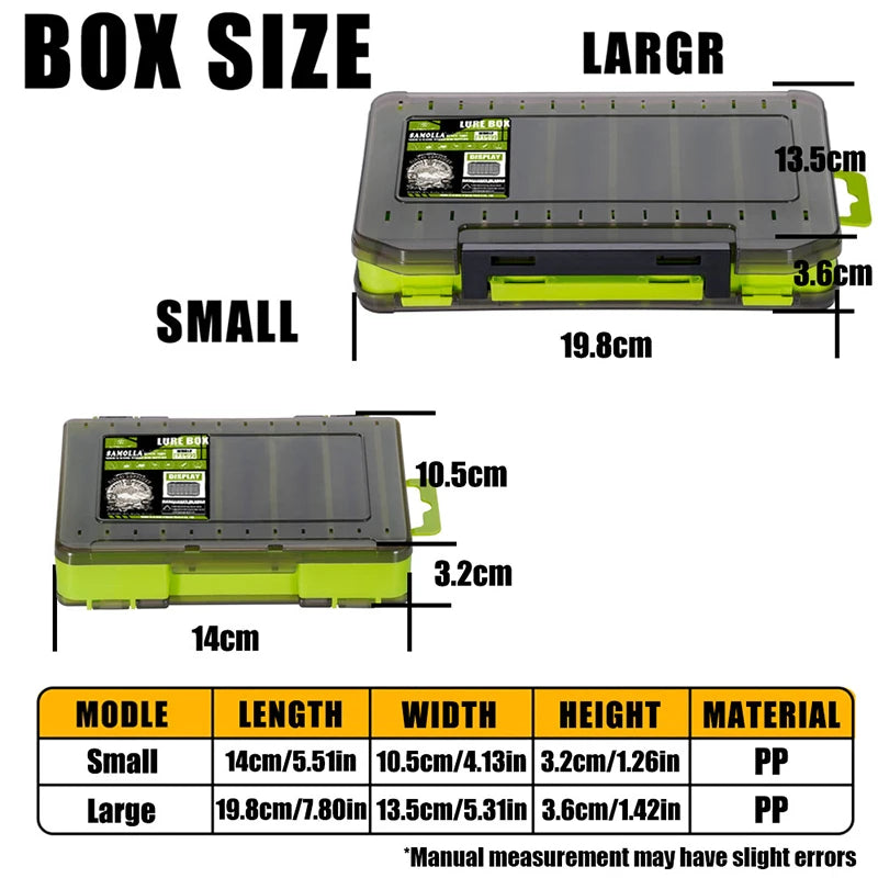 1 Pc 12 Compartment Tackle Box