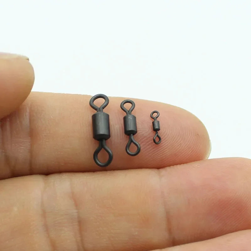 40PCS Micro Barrel Swivels