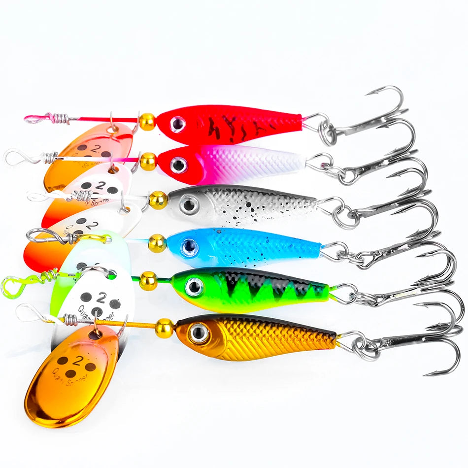 Artificial Minnow Spinner 1/3oz to 3/4oz