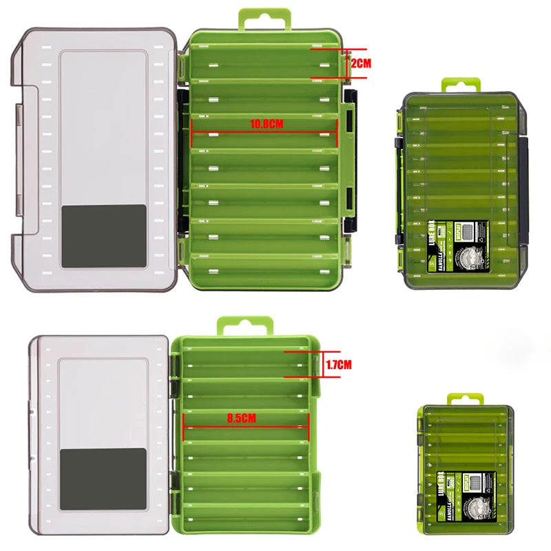 1 Pc 12 Compartment Tackle Box