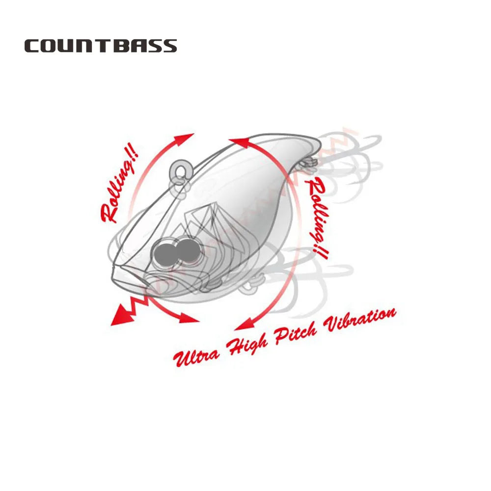 COUNTBASS 1/2 oz. Rattling crankbait